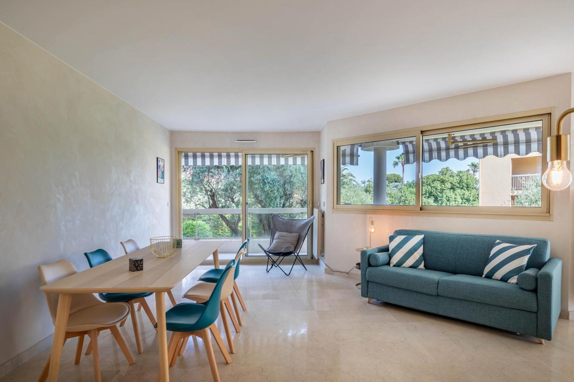 Tanit Piscine, 6 Couchages, Parking Apartment อองทีบส์ ภายนอก รูปภาพ